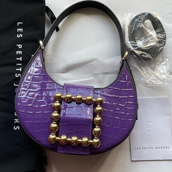 LES PETITS JOUEURS Dresses & Skirts - LES PETITS JOUEURS Cindy Buckle Top handle bag